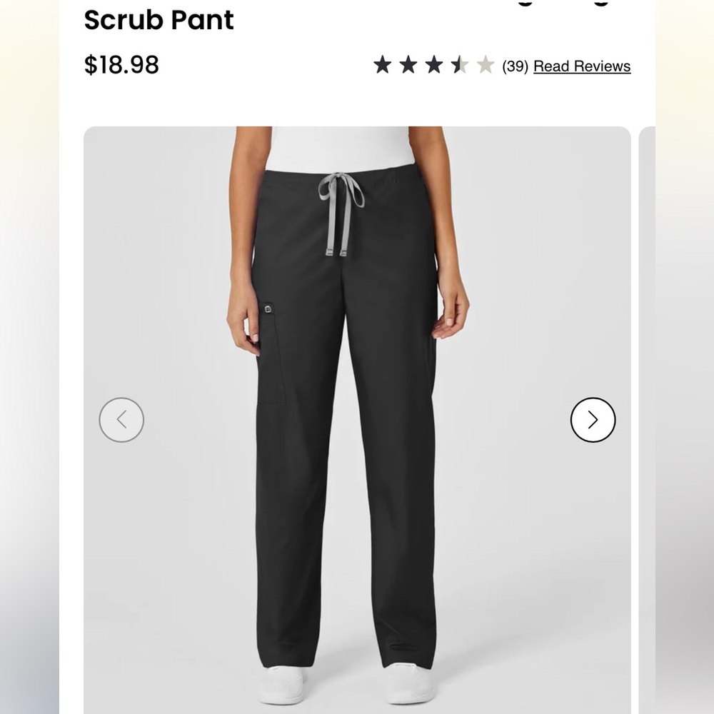 WinderWink Unisex Drawstring Scrub Pants